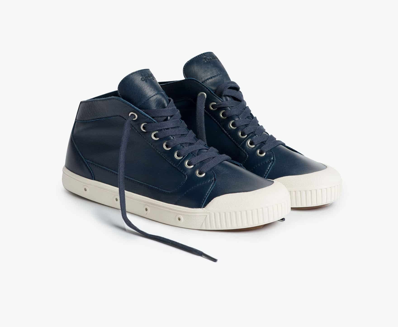 Spring Court M2 LAMBSKIN Men's Trainers Dark Blue | South Africa-50NGYVRDL